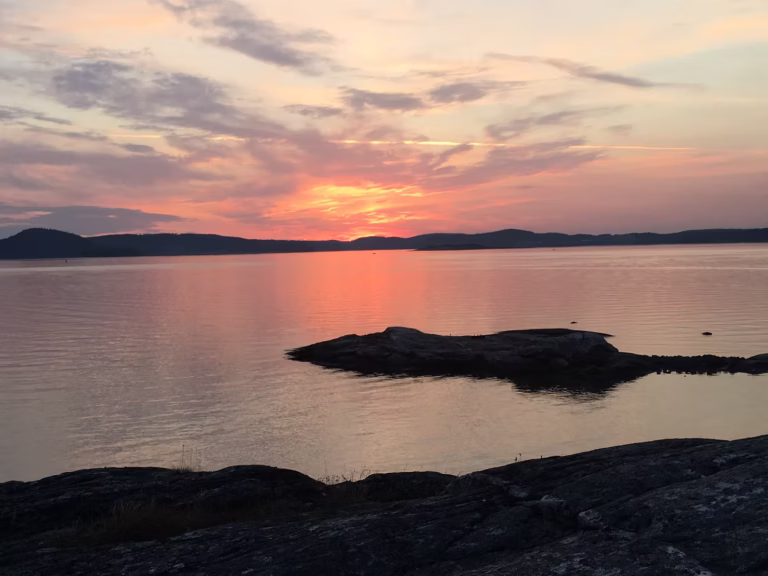hav solnedgång